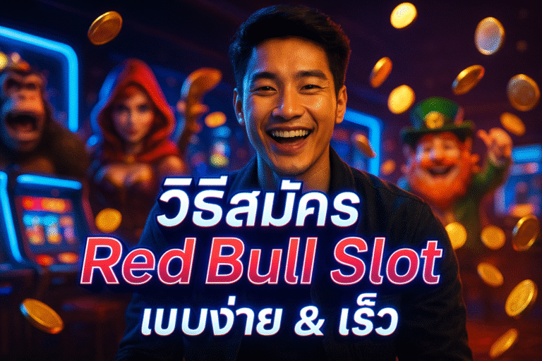 วิธีสมัคร Red Bull Slot แบบง่าย & เร็ว