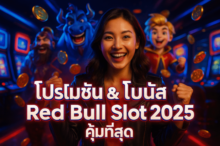 โปรโมชั่น & โบนัส Red Bull Slot 2025 คุ้มที่สุด