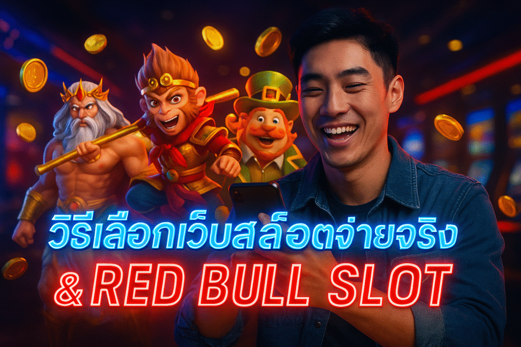 วิธีเลือกเว็บสล็อตจ่ายจริง & Red Bull Slot