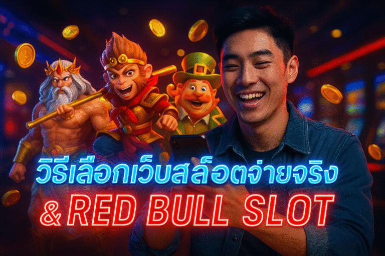 วิธีเลือกเว็บสล็อตจ่ายจริง & Red Bull Slot
