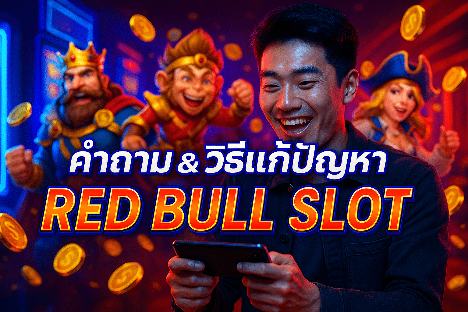 คำถาม & วิธีแก้ปัญหา Red Bull Slot
