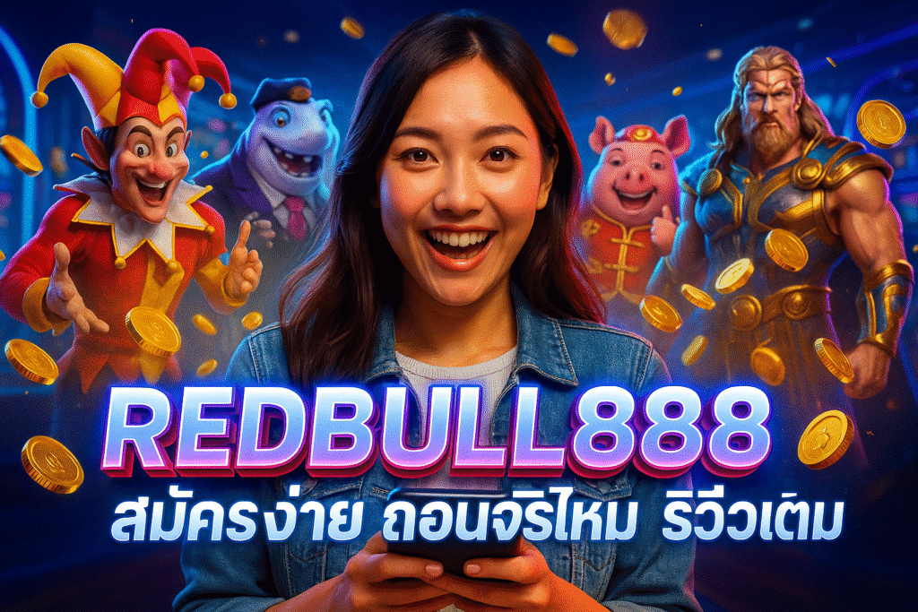 REDBULL888 สมัครง่าย ถอนจริงไหม รีวิวเต็ม