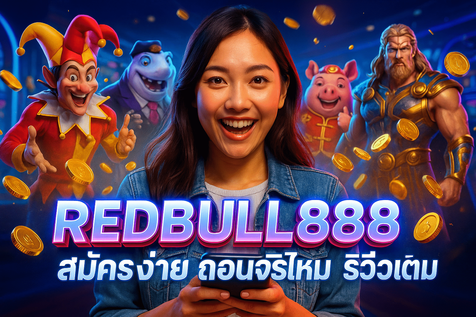 REDBULL888 สมัครง่าย ถอนจริงไหม รีวิวเต็ม